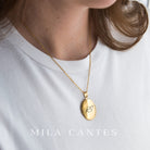 OVAL LOCKET | Initial Letters - MILA CANTES